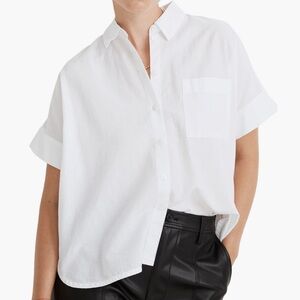 Madewell Daily Shirt in Eyelet White
